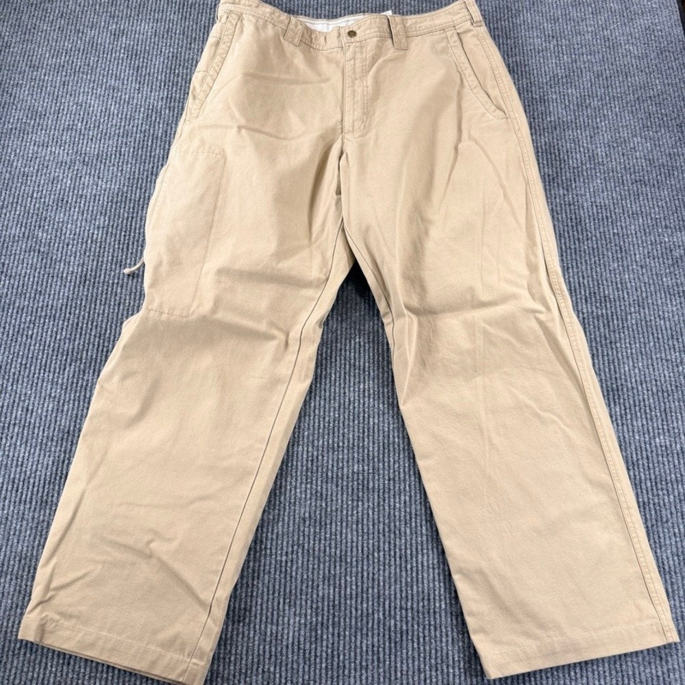 Columbia Outdoor Utility Pants Tan Straight Leg Mens 36x30 Khaki
